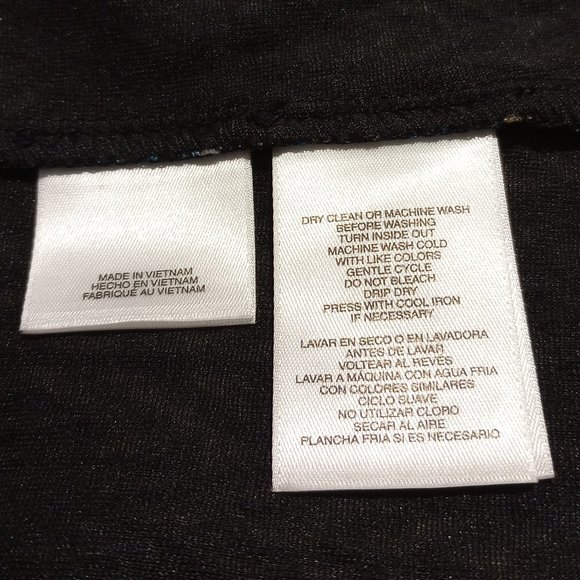 Like New Kasper 3/4-Sleeve Open-Front Printed-Knit Cardigan, Size 3X - Picture 6 of 6